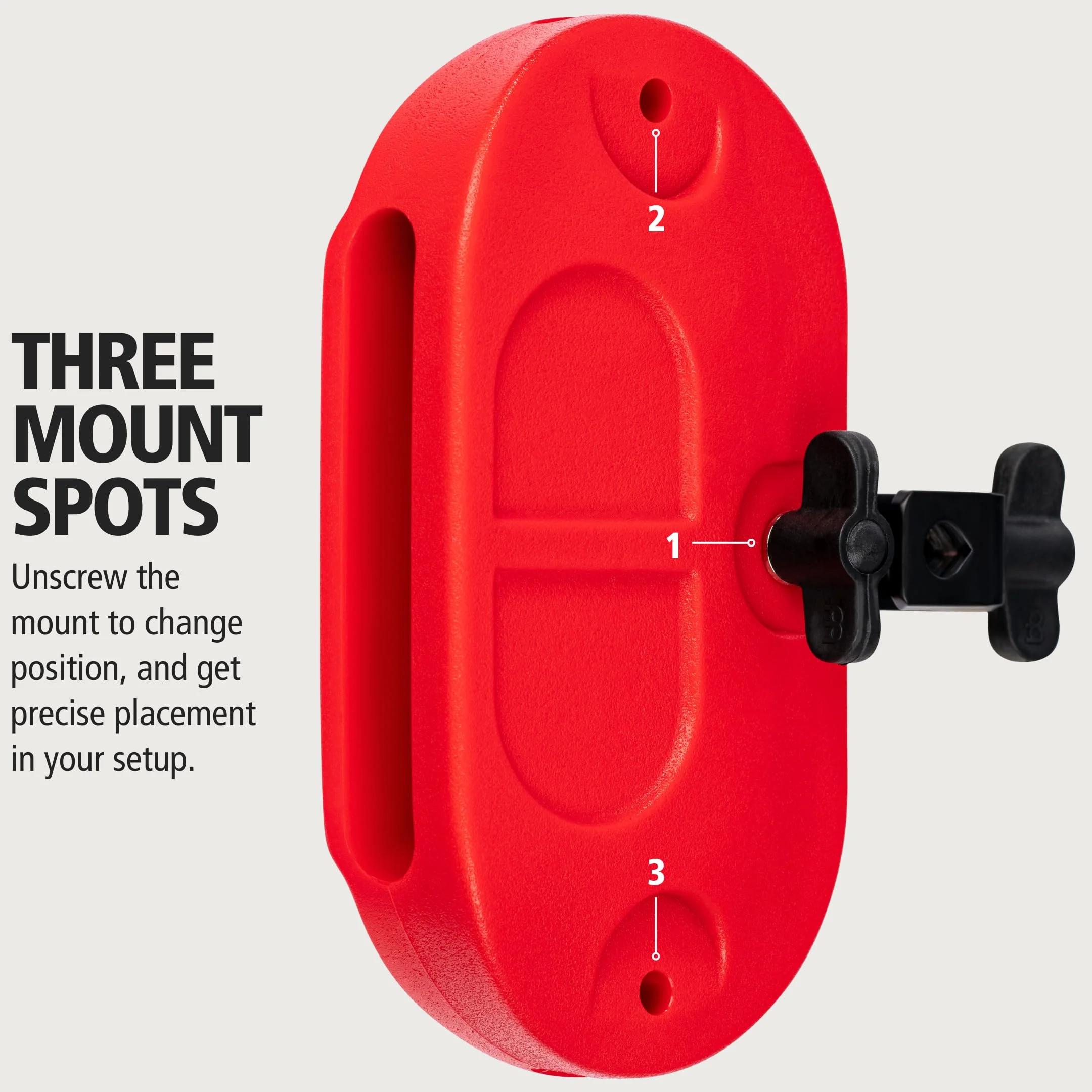 Meinl Percussion Block with Adjustable Mount, Low Pitch – NOT MADE IN CHINA – For Perc Rigs, Drum Set or Marching Band, TWO-YEAR WARRANTY (MPE4R) - Image 4