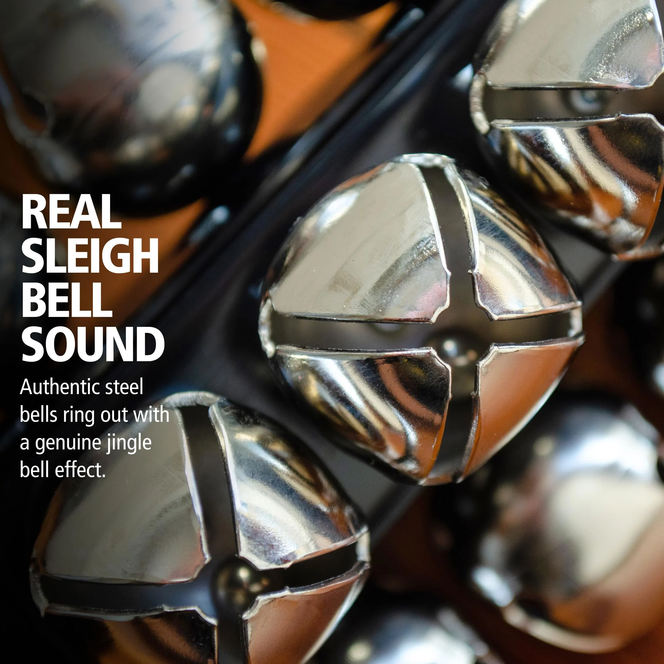 Meinl Percussion SLB25 Hand Sleigh Bells 25 Bells - Image 2