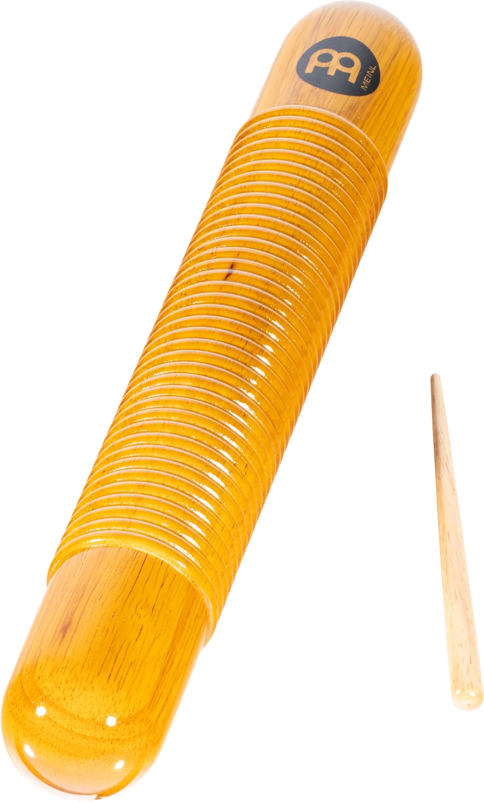 Meinl Percussion Wood Guiro with Scraper and Grip Holes — NOT Made in China — for Latin American Music, 2-Year Warranty (GU1AM)