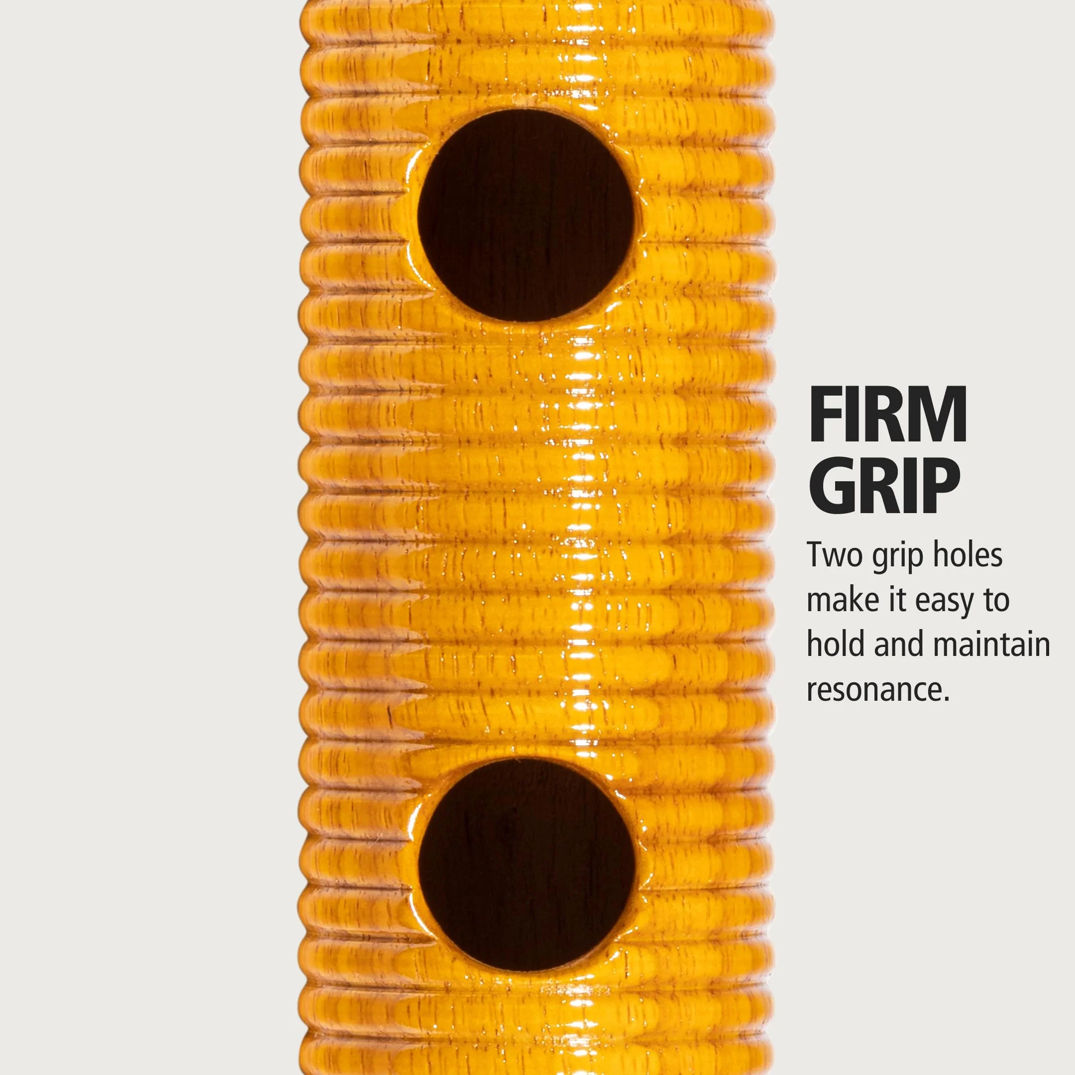 Meinl Percussion Wood Guiro with Scraper and Grip Holes — NOT Made in China — for Latin American Music, 2-Year Warranty (GU1AM) - Image 3
