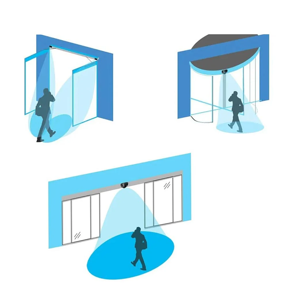 MENGQI-CONTROL Request to Exit PIR Motion Sensor Exit Infrared Detector for Exit for Automatic Opening Door Access Control - Image 2