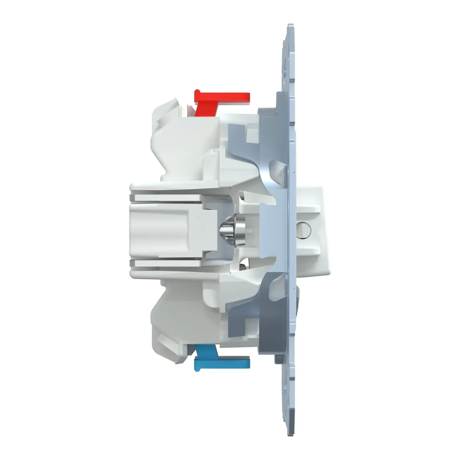 Merten MEG3106-0000 Two-way switch insert 1 pole with indicator light 10 AX, 250 V AC plug-in terminals Single - Image 9