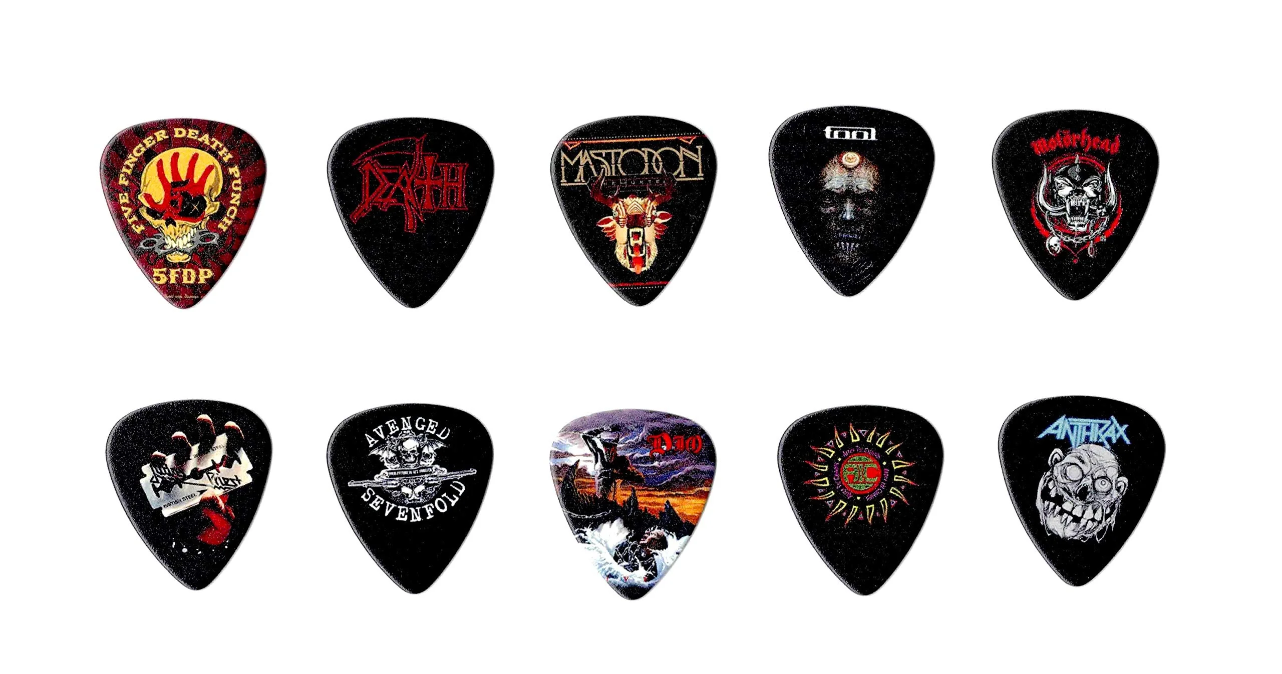 Metal Band Version 2 (10 picks in a pack)(Medium thickness 0.71mm) - Image 2