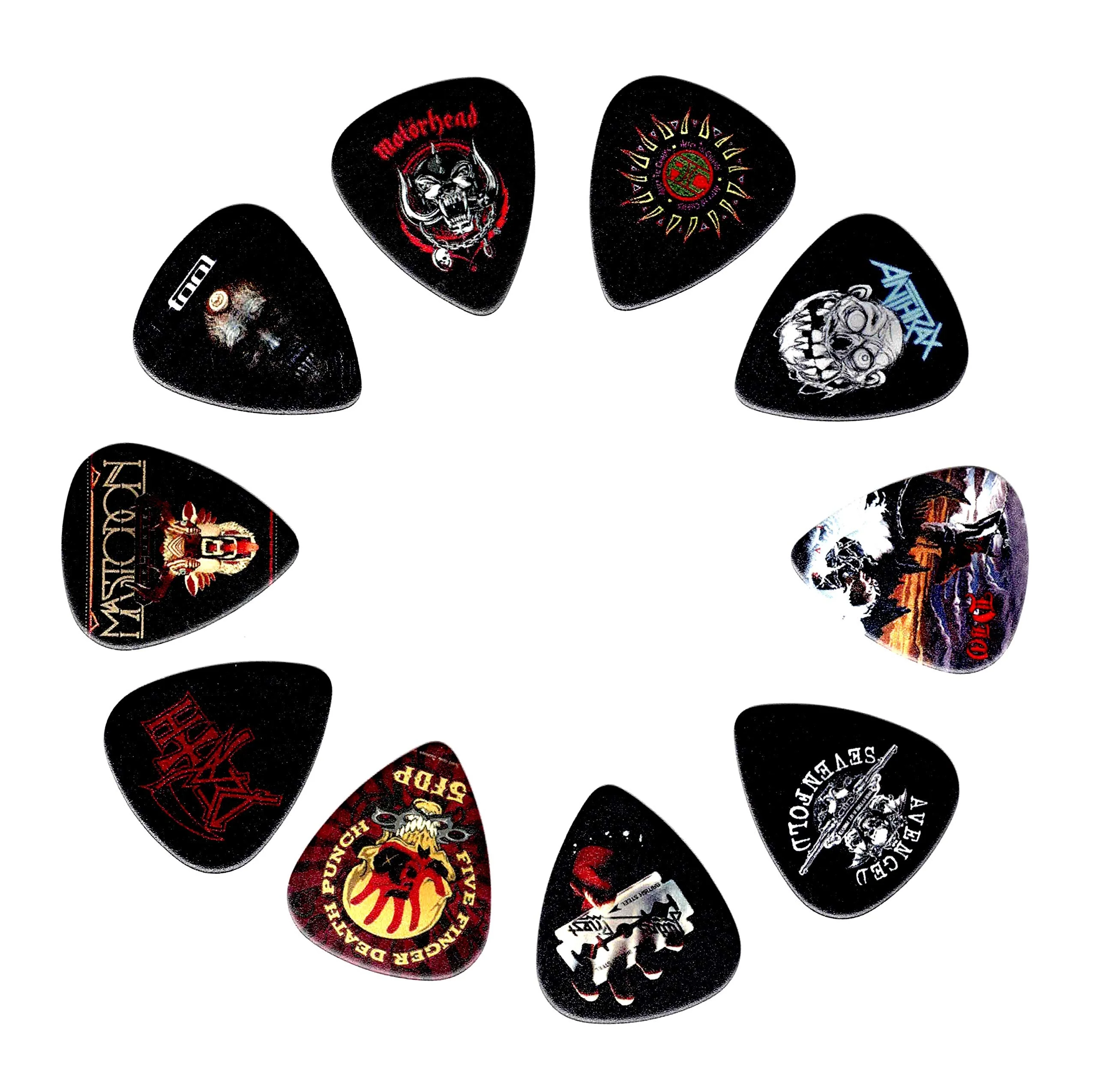 Metal Band Version 2 (10 picks in a pack)(Medium thickness 0.71mm) - Image 3