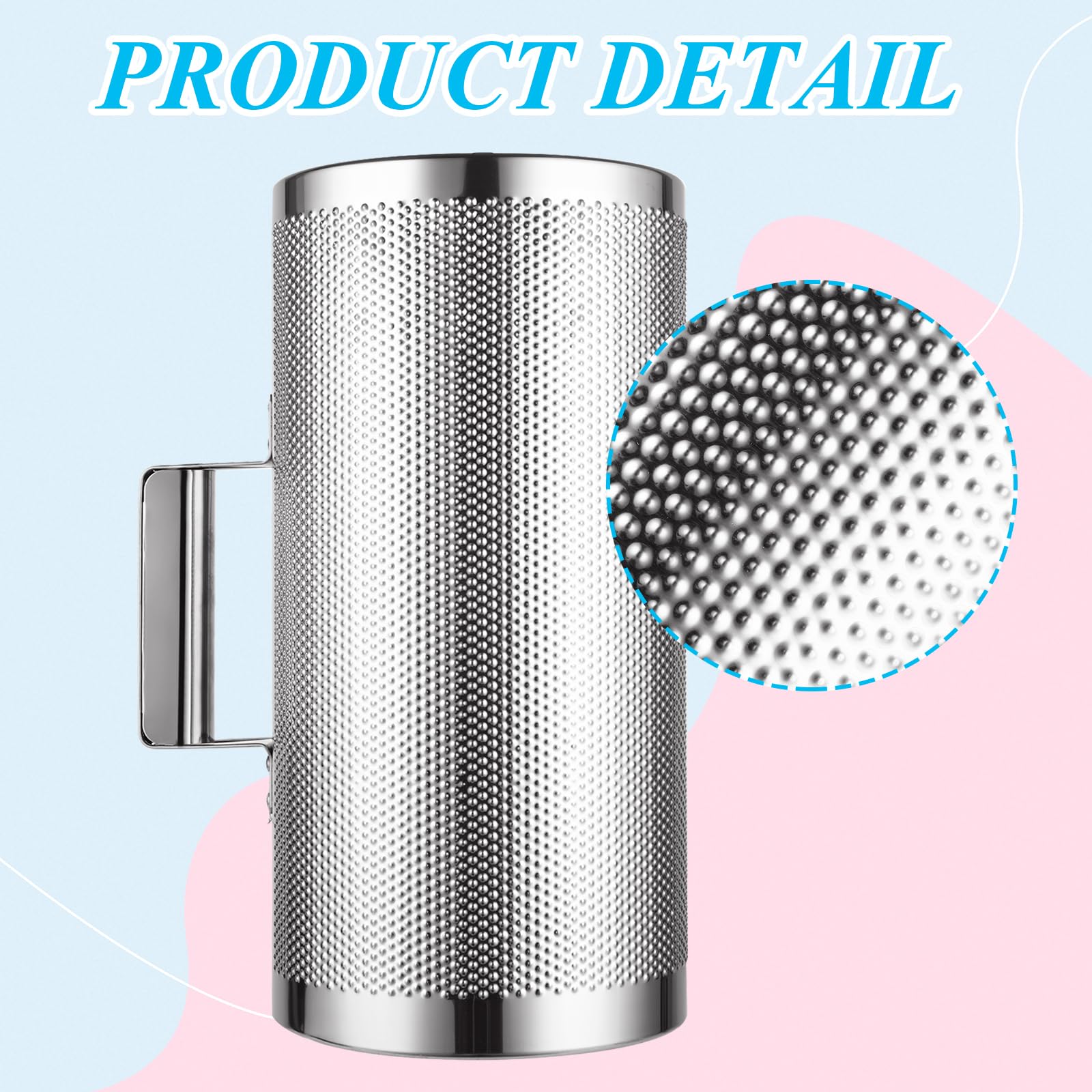 Metal Guiro Instrument, 12" x 6" Stainless Steel Guiro Shaker with Scraper Latin Percussion Instrument Musical Training Tool, Guira Dominicana - Image 3