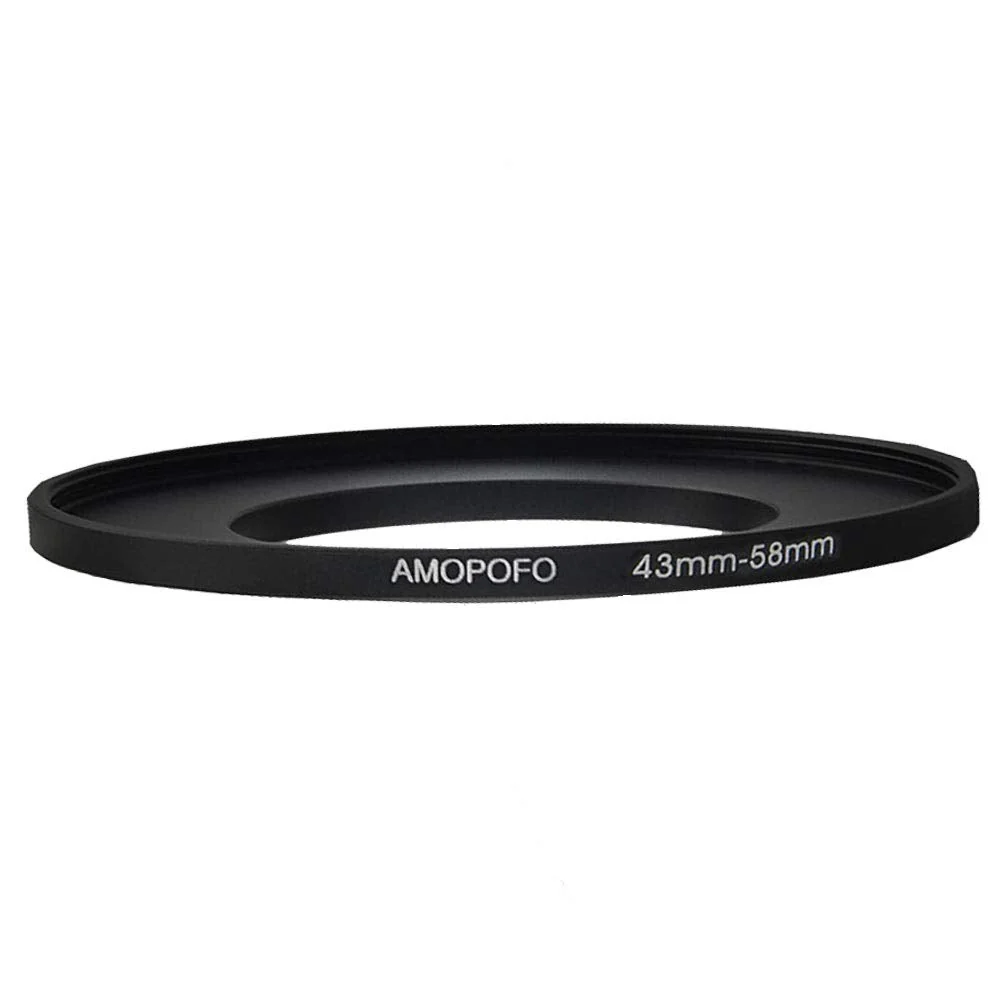 Metal Step Up Ring Adapter 43mm to 58mm Step-Up Lens Adapter Ring for Filters, Made of CNC Machined Space Aluminum with Matte Black Electroplated Finish… - Image 4
