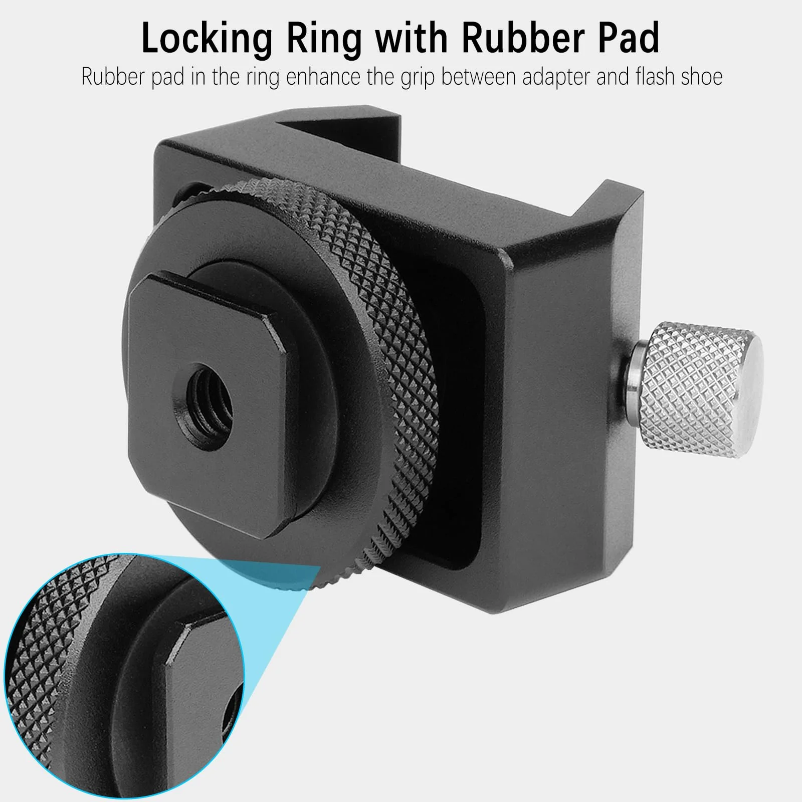 Metal Telescope Finderscope Mount Adapter Finder Scope Base Dovetail Bracket with 1/4" Threaded Hole for Video DSLR Mirrorless Camera Flash Hotshoe Coldshoe Hot Cold Shoe Sky Astrophotography - Image 5