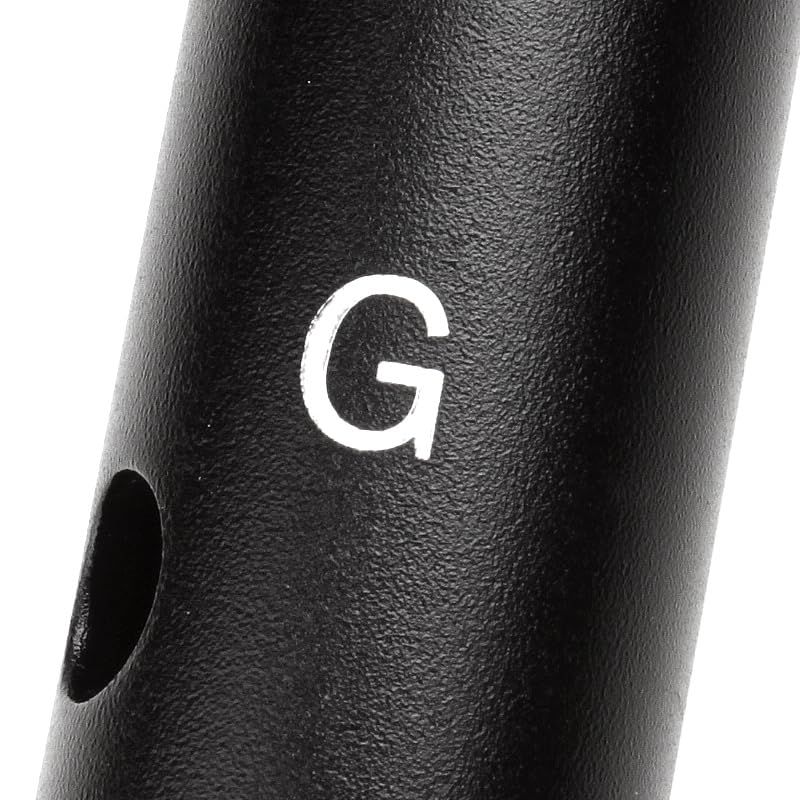 Metal Xiao Flute Classical Vertical Musical Instrument Aluminum Two Section XIAO with Mouth Piece Professional Flute for Beginner (Key G) Key G - Image 4