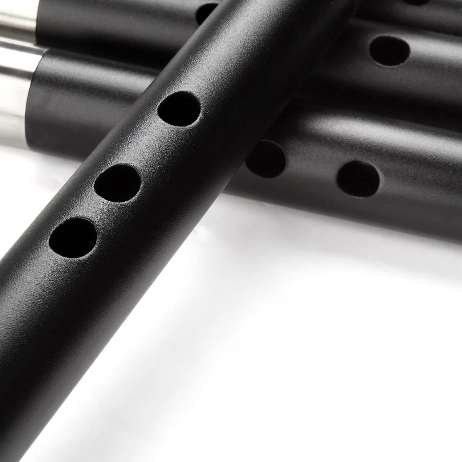 Metal Xiao Flute Classical Vertical Musical Instrument Aluminum Two Section XIAO with Mouth Piece Professional Flute for Beginner (Key G) Key G - Image 6
