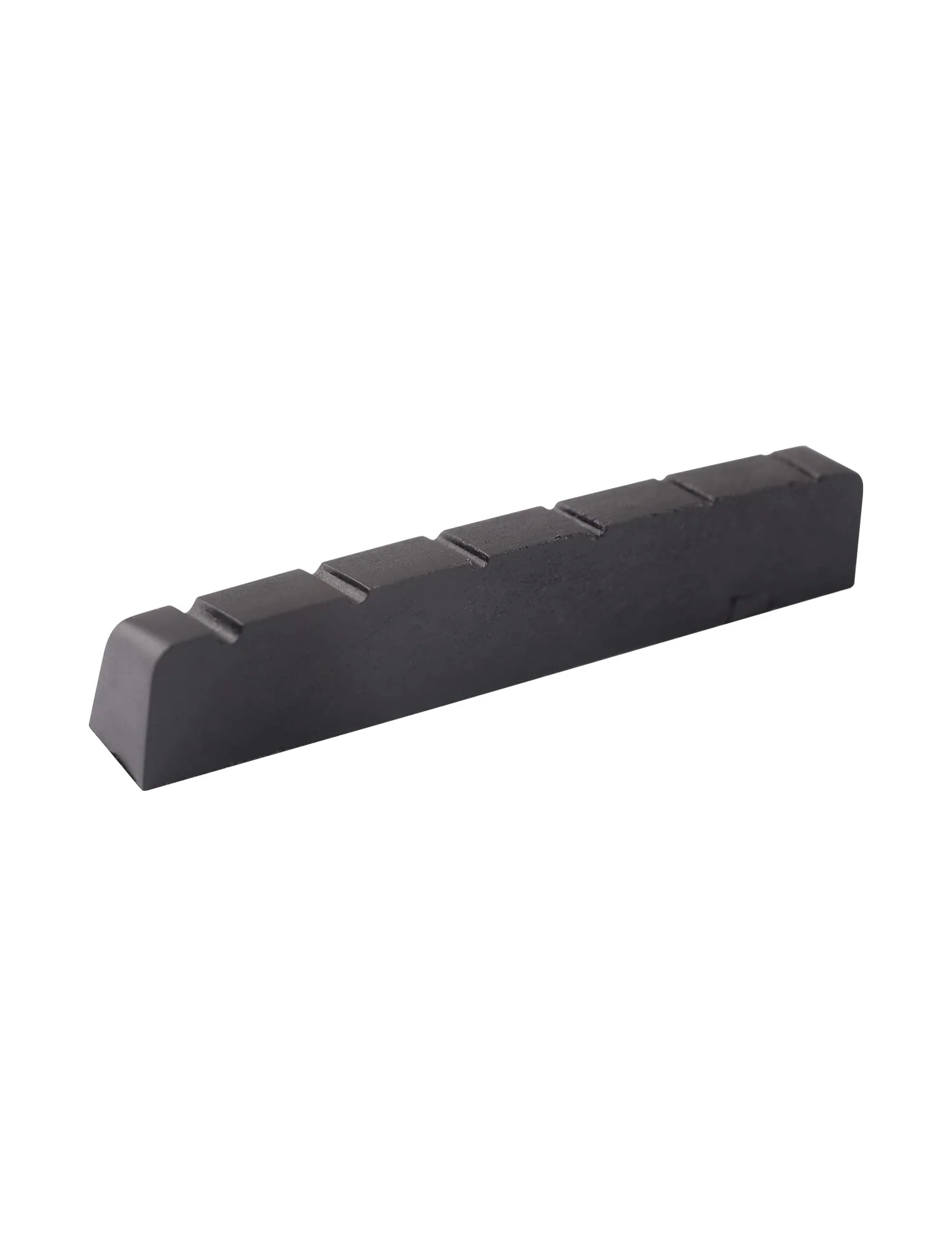 Metallor 6 String Graphite Guitar Nut Pre-Slotted Top Nut Compatible with Les Paul LP SG Style Electric Guitar or Acoustic Guitar Black 43 x 9 x 6mm Set of 2pcs. - Image 6