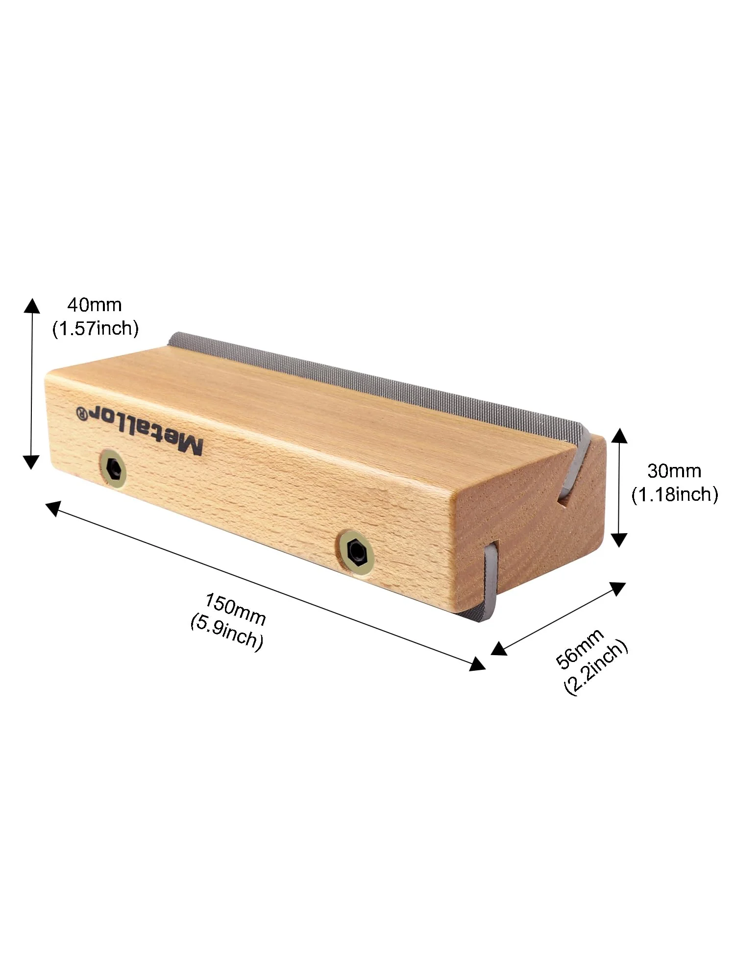 Metallor Guitar Fret Beveling File Wood Guitar Fret Crowning File Chamfering File Wood Cutting Edge Tool Fret End Dressing Guitar Luthier Tool Repair Tools. - Image 5