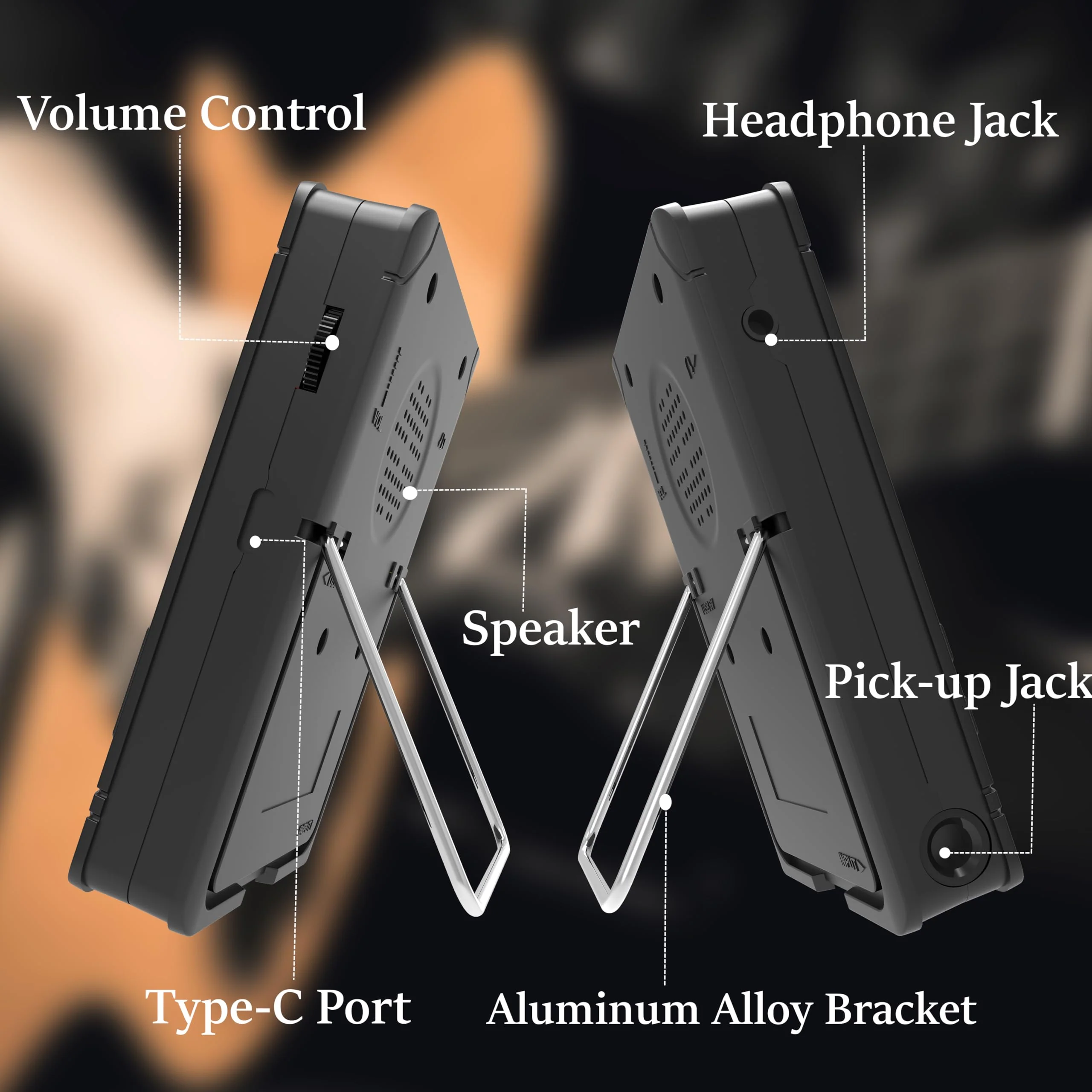 Metronome Tuner,Fast and Accurate Tuning, Three Beat Sound,English Vocal Counting Beat,Built-in Rechargeable Battery,Suit for Guitar, Bass, Saxophone ect MT-Black - Image 6