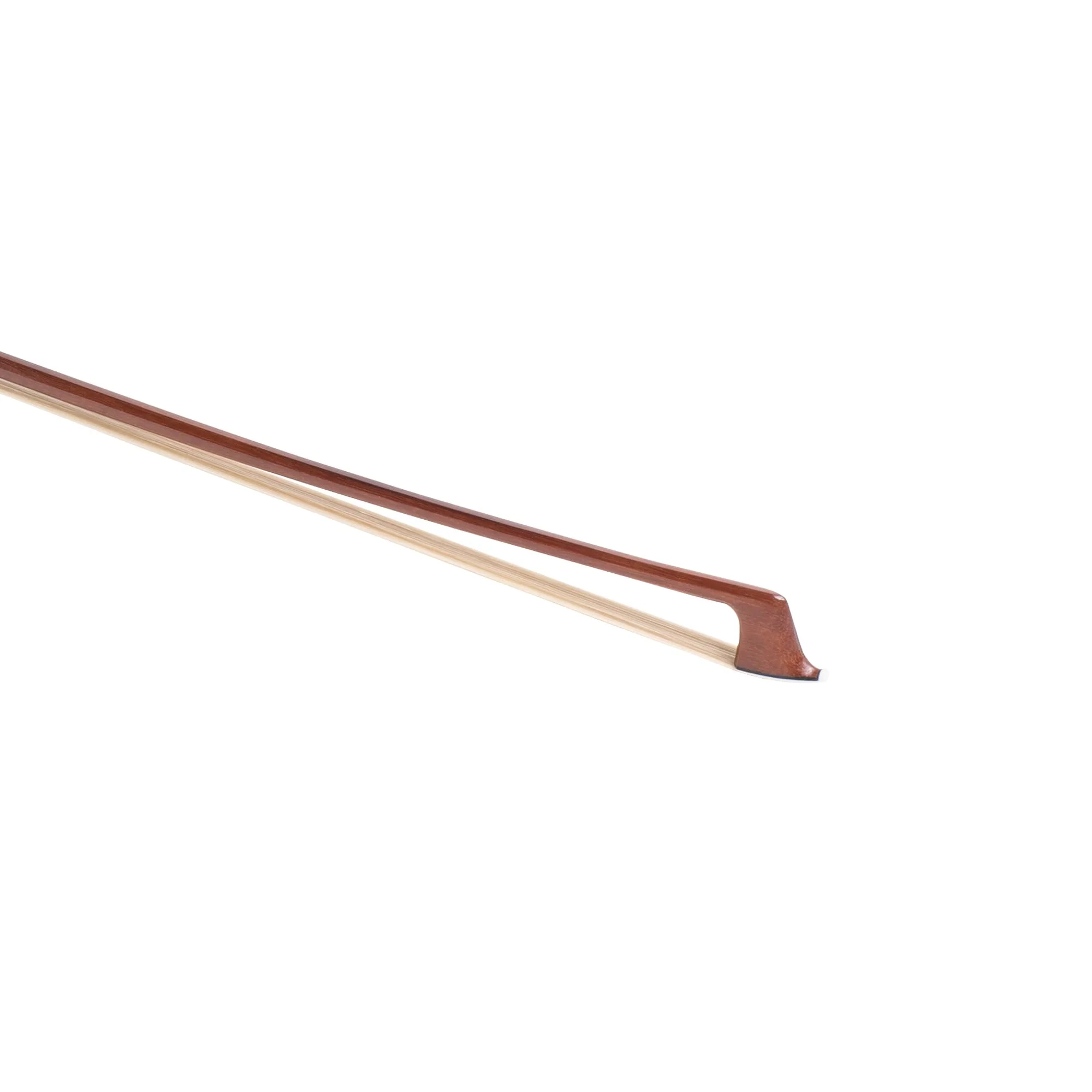 MI&VI AB-530 Classic Brazilwood Viola Bow for 14"-17" Violas (Full Size) with Bow Case Included | Well Balanced | Ebony Frog | Silver Mount | Mongolian Horse Hair - MIVI Music - Image 6
