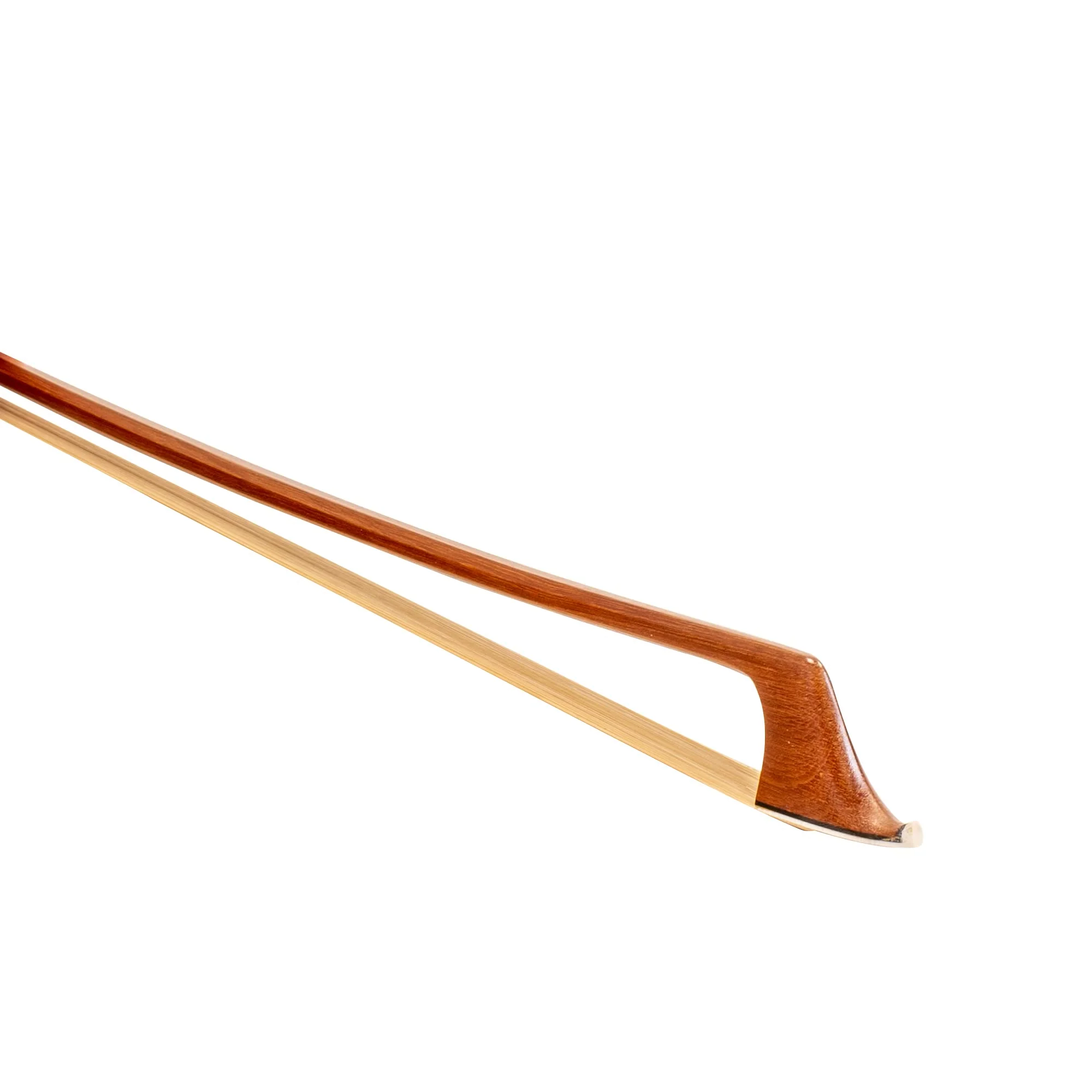 MI&VI CB-530 Classic Cello Bow (Size 3/4) with Bow Soft Bag and Rosin for Bow Hairs Included - Ebony Frog - Well Balanced - Light Weight - Real Mongolian Horse Hair (Cello 3/4) - MIVI Music Cello 3/4 - Image 4
