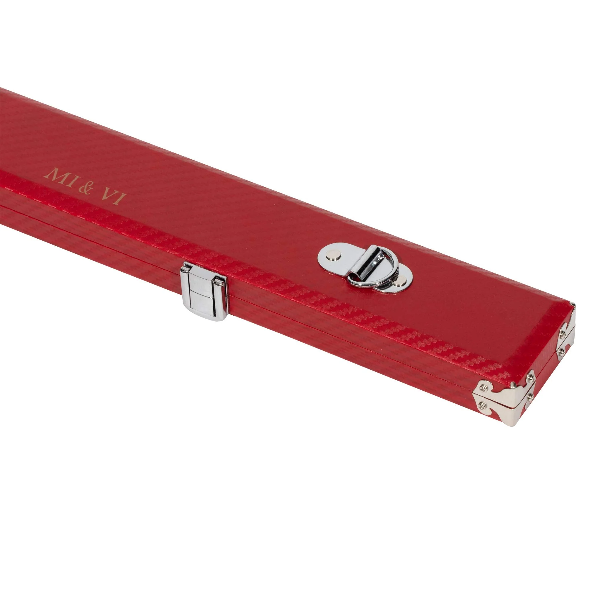 MI&VI High-Density Bow Case for (1) Single Violin/Viola/Cello Bow with Adjustable Shoulder Strap - By MIVI Music (Red) Red - Image 3