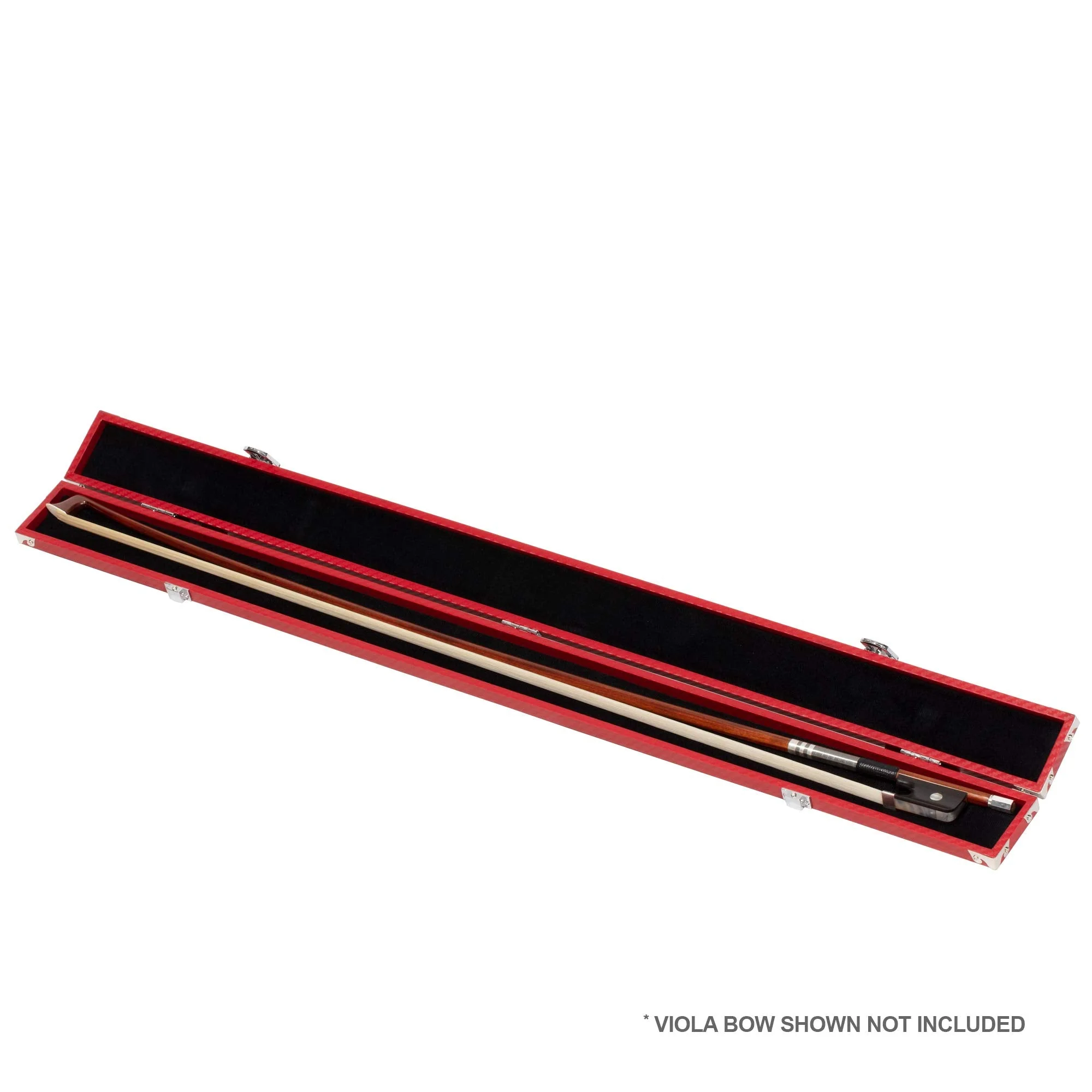 MI&VI High-Density Bow Case for (1) Single Violin/Viola/Cello Bow with Adjustable Shoulder Strap - By MIVI Music (Red) Red - Image 6