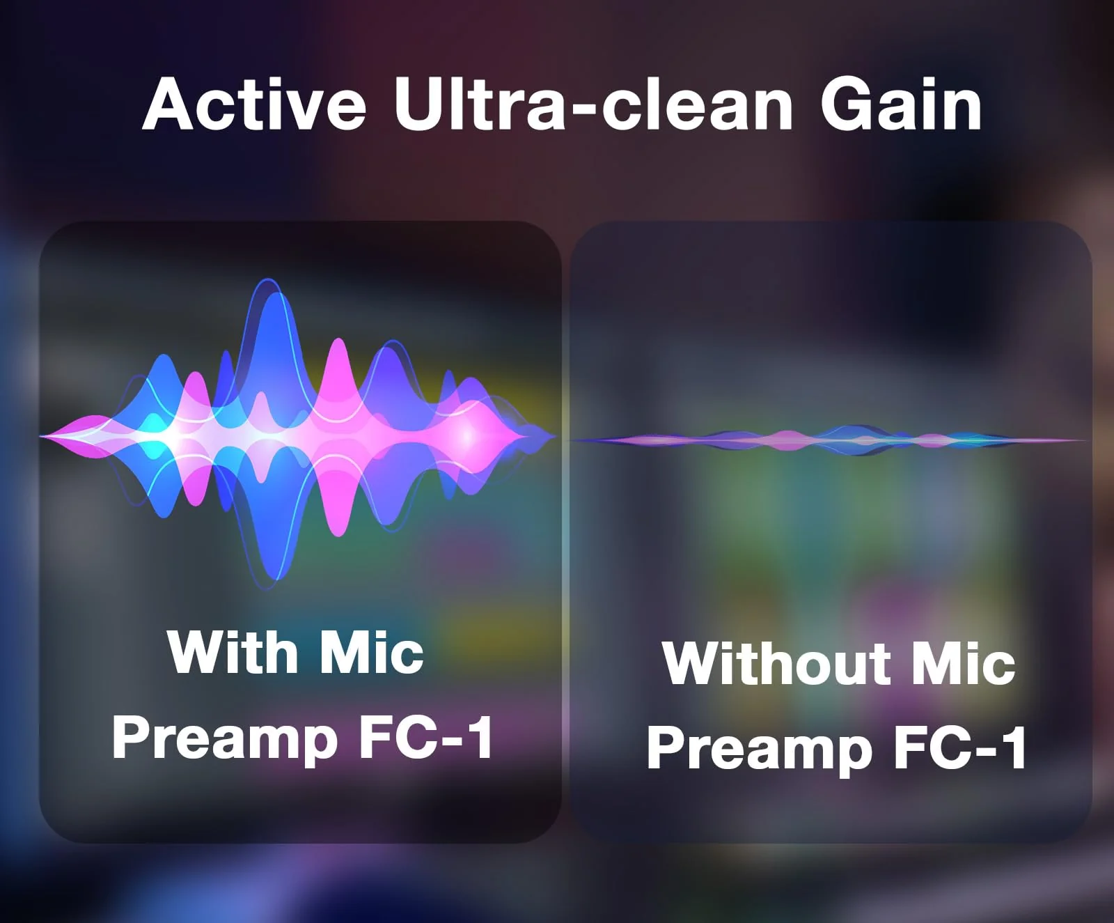 Mic Preamp FC-1 Microphone Gain Booster for Home Studios & Professional Recording | Compatible with Shure SM7B & Electro-Voice RE20 | Perfect for Podcasts, Live Sound & Studio Recording - Image 6