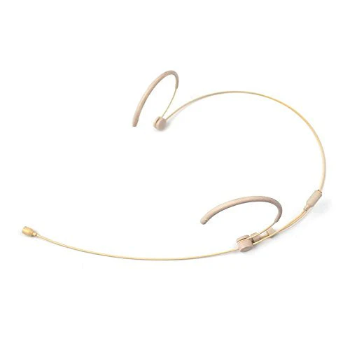 Microdot 4016 Headset Headworn Microphone for SENNHEISER Wireless System- Detachable Cable with 3.5mm Screw Locking Plug - Omidirectional Mic - Image 2