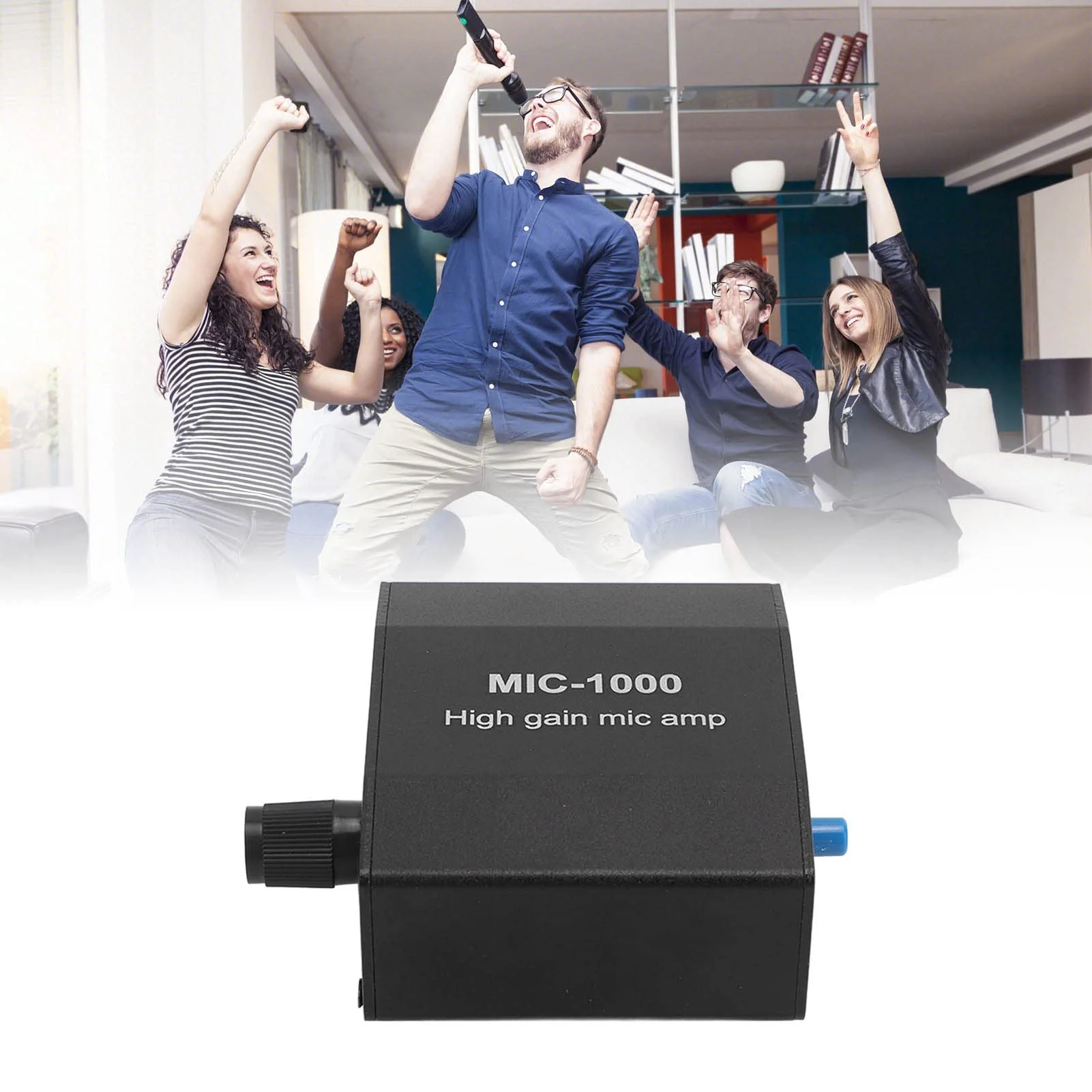Microphone Amplifier Mic Audio Microphone Preamp Home Audio Power Amplifier System Kit - Image 6