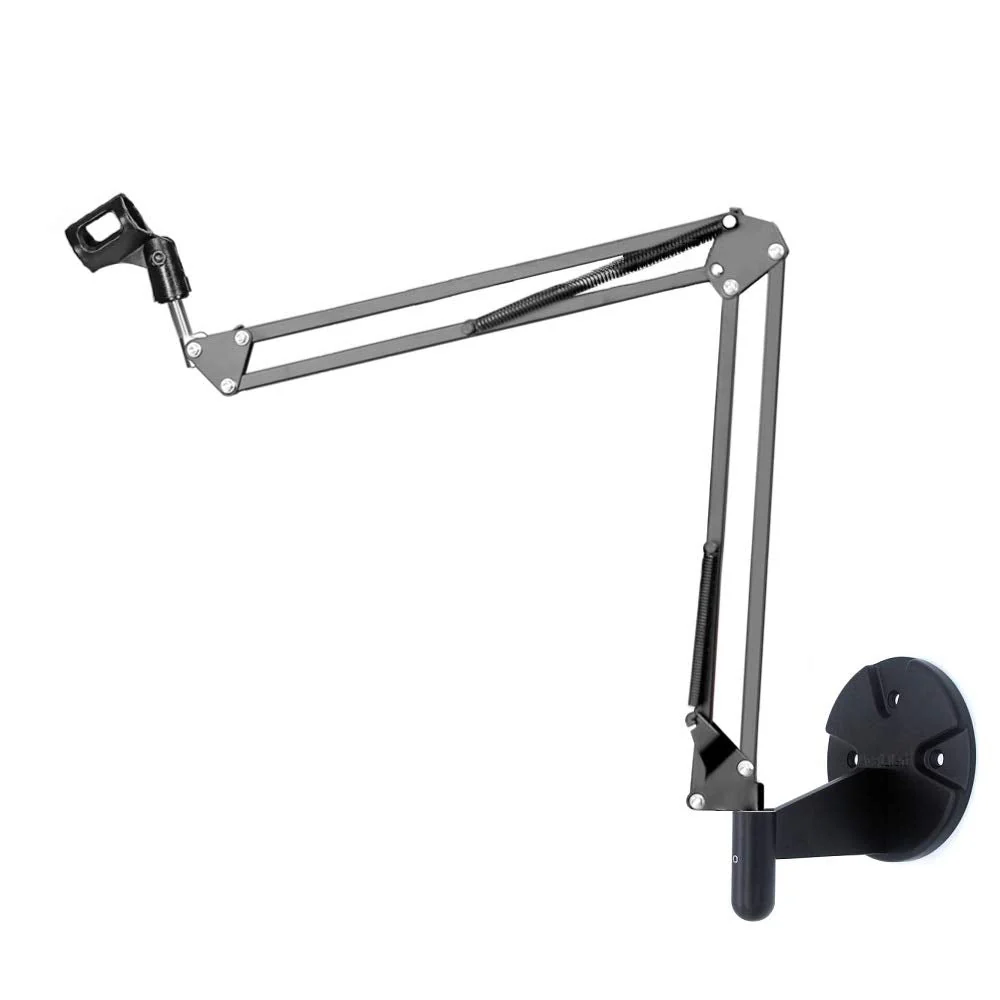 Microphone Wall Mount, Suspension Mic Stand Clip for Blue Yeti Snowball,Radio Broadcasting, Voice-Over Sound, Stages,TV Stations,Youtube - Image 9