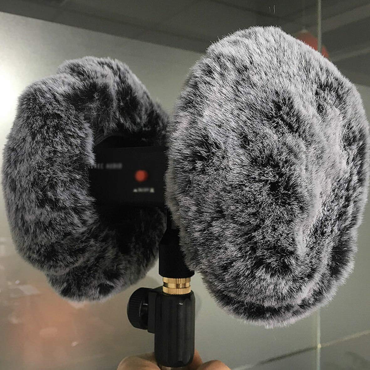 Microphone Windscreen for 3DIO HeadRec Recorders Muff cover, 3DIO Free Space Binaural Mic Outdoor Fur for ASMR Windscreen Dead Cat Furry Windshield wind Screen - Image 4