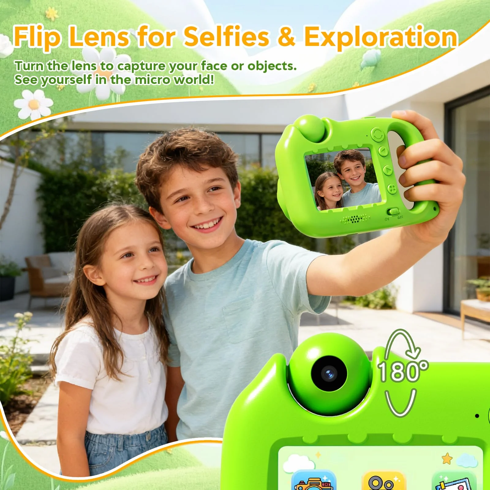 Microscope for Kids, 1000X Handheld Digital Microscope with 2.4" IPS Screen, USB-C Rechargeable, Photos & Videos, Built-in Games & Songs, 32GB Card, Kids Microscope Gift for Boys Girls Ages 5-12 - Image 6