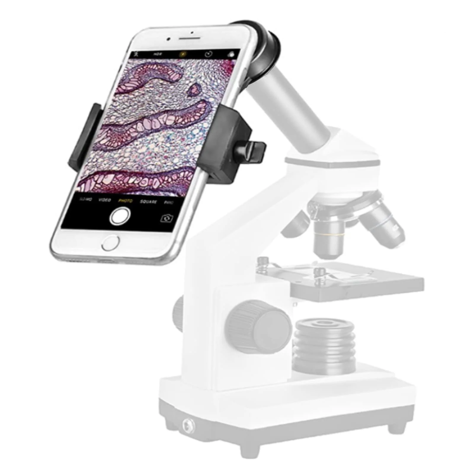 Microscope Lens Smartphone Adapter- Microscope Cellphone Camera Adapter, Built-in WF16X Microscope Eyepiece- Celticbird Smartphone Camera Adapter for Microscope Eyepiece Tube 23.2mm - Image 6
