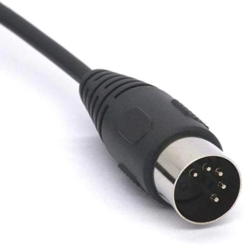 MIDI Cable, 3.5mm 1/8 inch TRS Stereo Male Jack to 5 Pin Din Plug Converter Cord Audio Cable (1.5meter) - Image 4