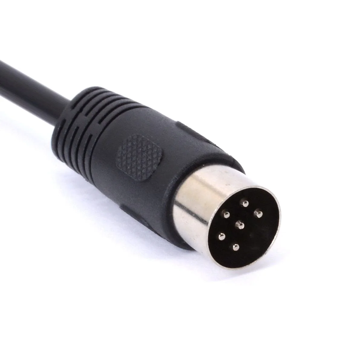 MIDI DIN 6 Pin Cable Male to Male DIN Plug Instrument Converter Adapter Midi 6pin Audio Cord for Microphone Guitar (1 M / 3.3Ft) 1 M / 3.3Ft - Image 2