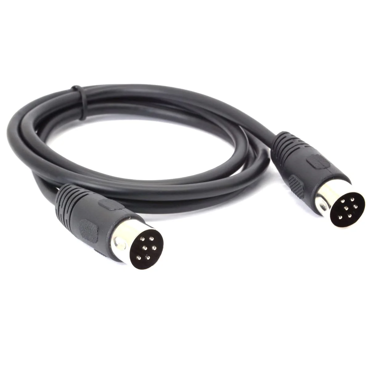 MIDI DIN 6 Pin Cable Male to Male DIN Plug Instrument Converter Adapter Midi 6pin Audio Cord for Microphone Guitar (1 M / 3.3Ft) 1 M / 3.3Ft - Image 4