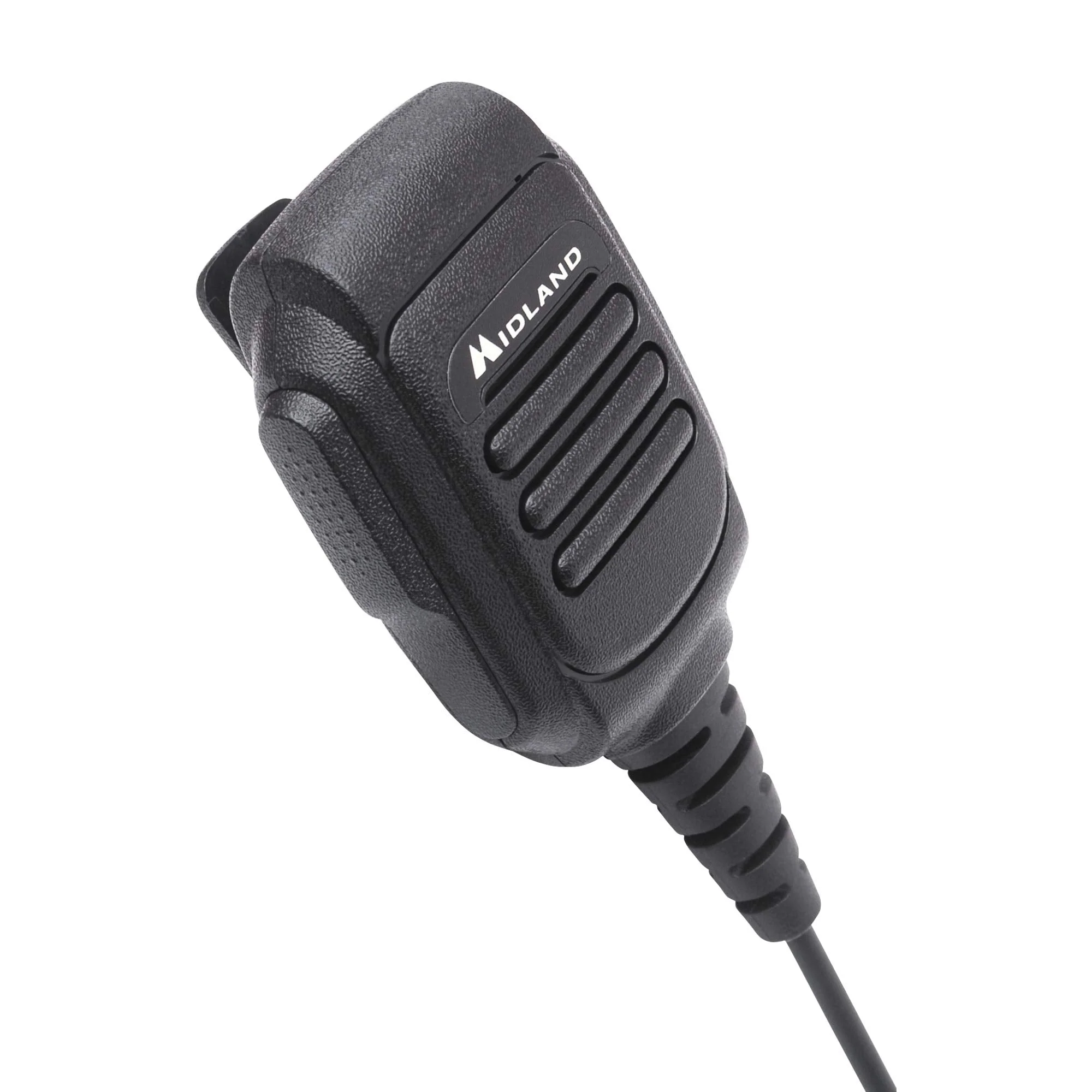 Midland- AVPH10 Handheld Two-Way Radios - Shoulder Speaker Mic with Rotating Clip for GMRS - GXT1000VP4 and all Midland Radios - Plug and Play Communication with Push-to-Talk Button - PTT Black 1-Pack - Image 2