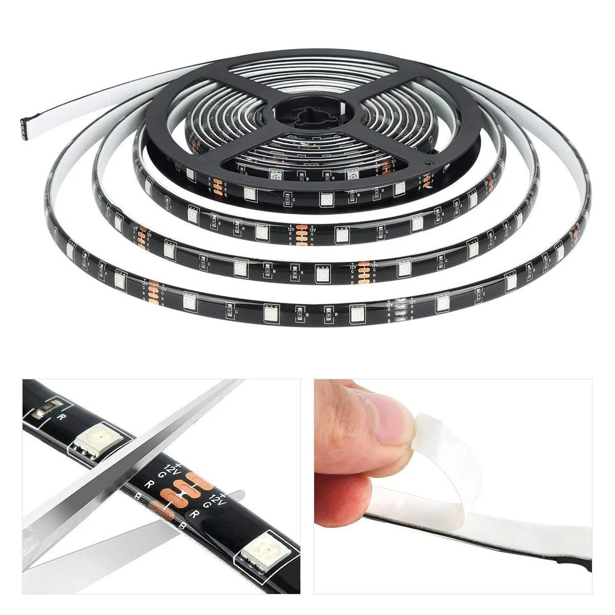 MIHEAL WiFi Wireless Smart Phone Controlled Led Strip Light Kit with DC12V UL Listed Power Supply Waterproof SMD 5050 32.8Ft(10M) 300leds RGB Music LED Light Strip Compatible with Android, iOS Alexa - Image 9
