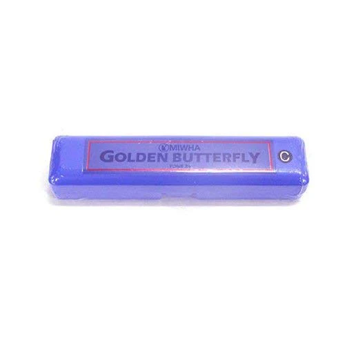 Mihwa Harmonica Golden Butterfly Tremolo 24 Holes Key of C - Image 2