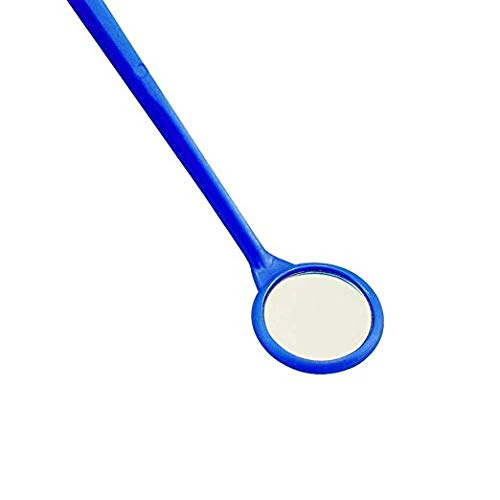 MIKE Plastic Dental Examination Mirrors 100pcs (Blue) - Image 3