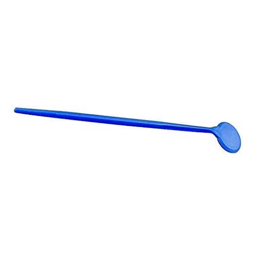 MIKE Plastic Dental Examination Mirrors 100pcs (Blue) - Image 4