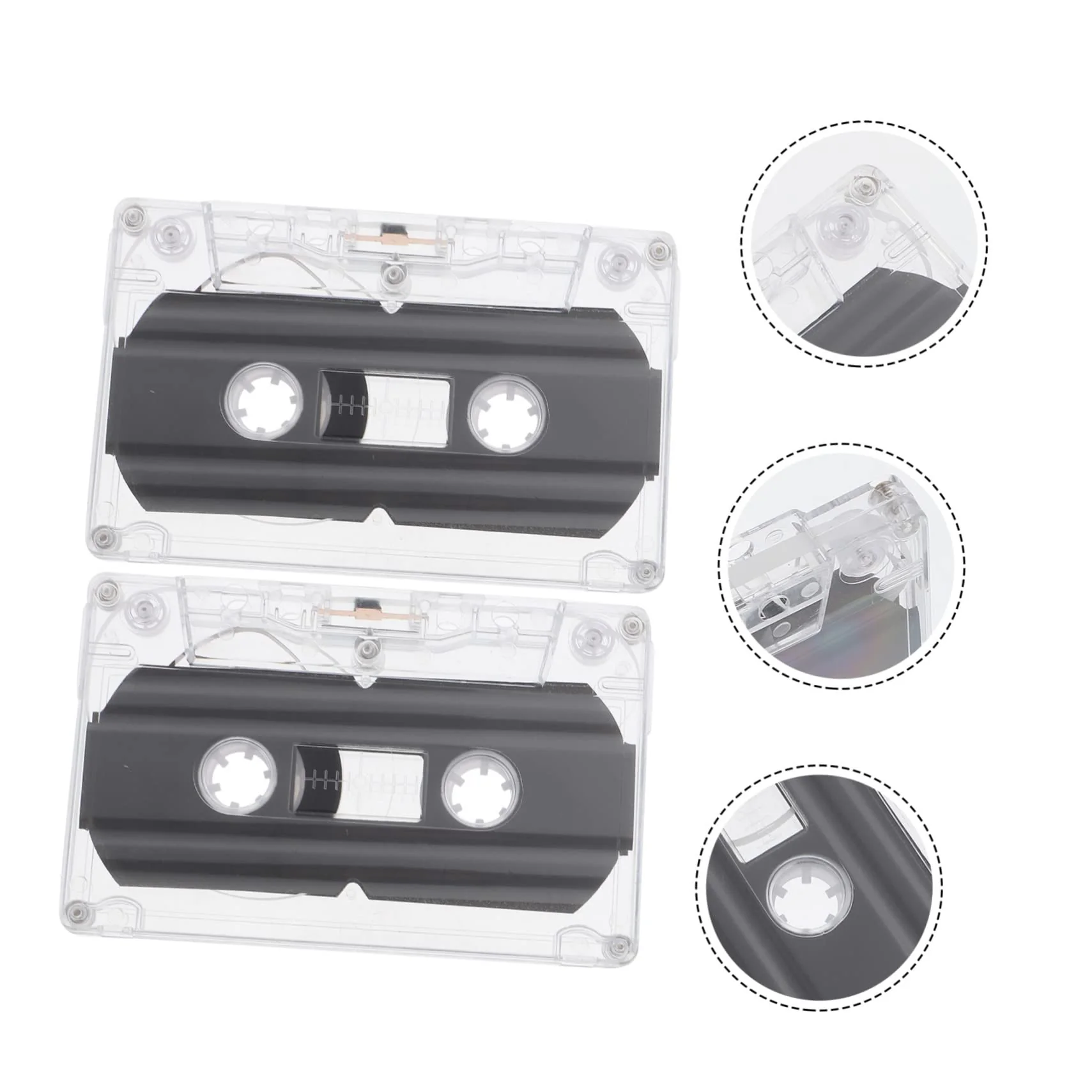 Mikikit 20 Pcs Audio Tape Blank Cassette Tape for Mixtape Cassette Tape Tapes for Recording 30 Minute Cassettes 30 Min Recording Time Tapes Standard Size Cassettes Low Noise Tape - Image 2
