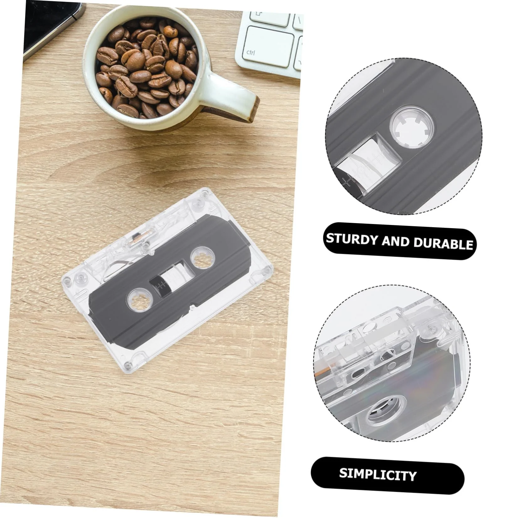 Mikikit 20 Pcs Audio Tape Blank Cassette Tape for Mixtape Cassette Tape Tapes for Recording 30 Minute Cassettes 30 Min Recording Time Tapes Standard Size Cassettes Low Noise Tape - Image 5