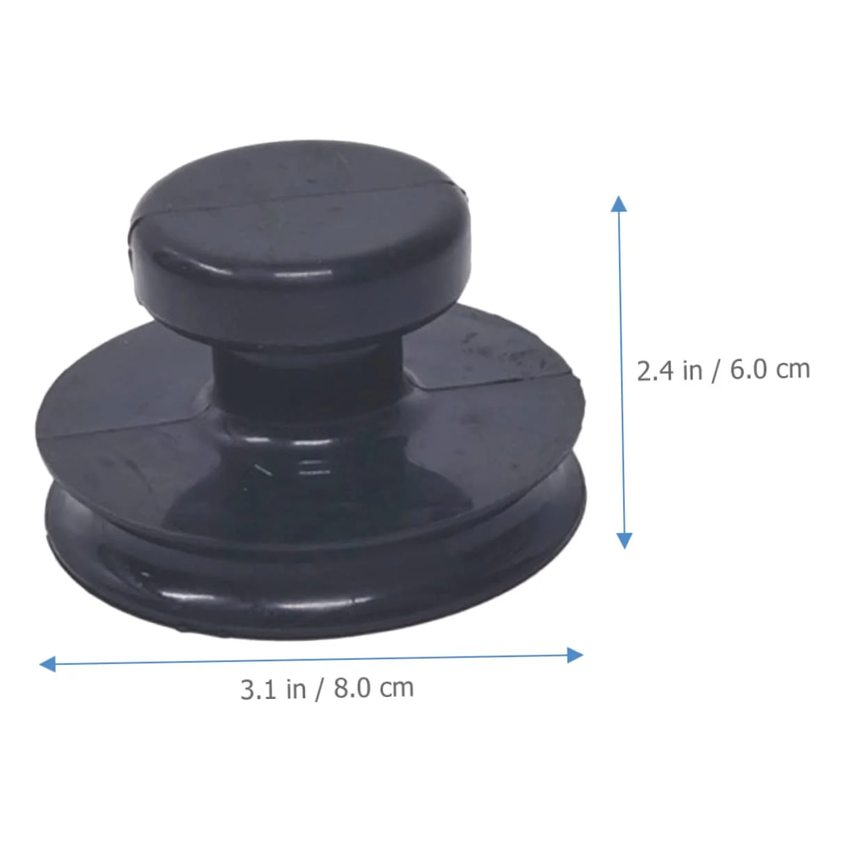 Mikinona 2pcs Bodhisattva Bowl Suction Cup Handle Sound Bowl Stabilizer Buddha Sound Suction Cups Zen Decoration Singing Lifting Handle e Mat Rubber 8x8cm - Image 5