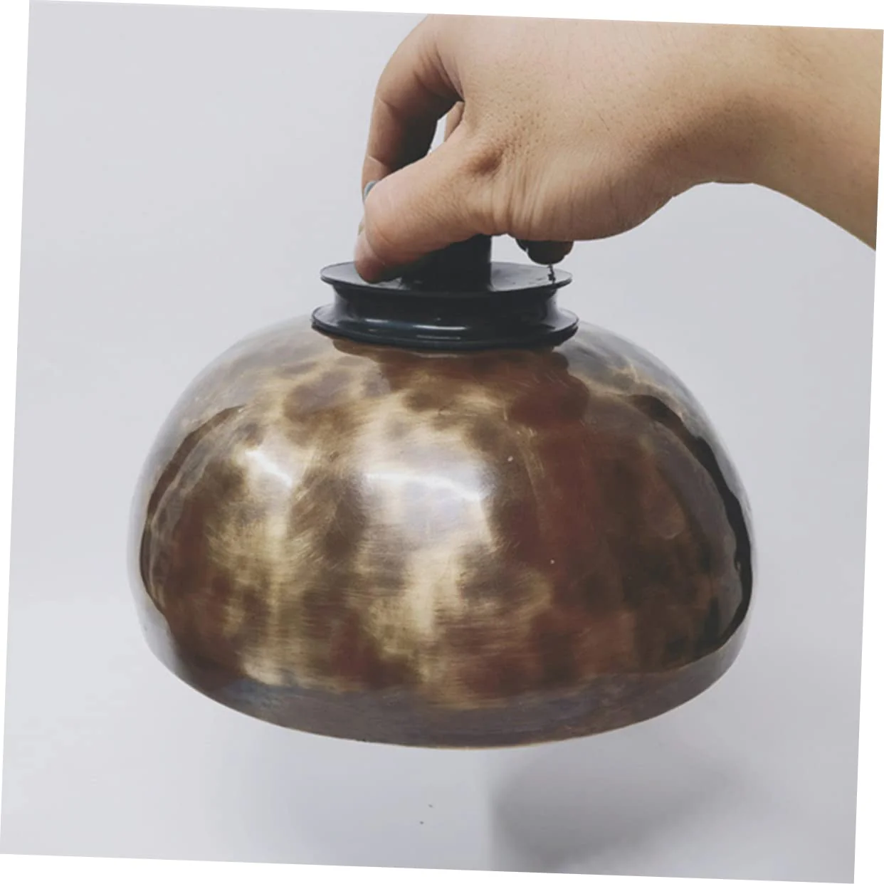 Mikinona 2pcs Bodhisattva Bowl Suction Cup Handle Sound Bowl Stabilizer Buddha Sound Suction Cups Zen Decoration Singing Lifting Handle e Mat Rubber 8x8cm - Image 8