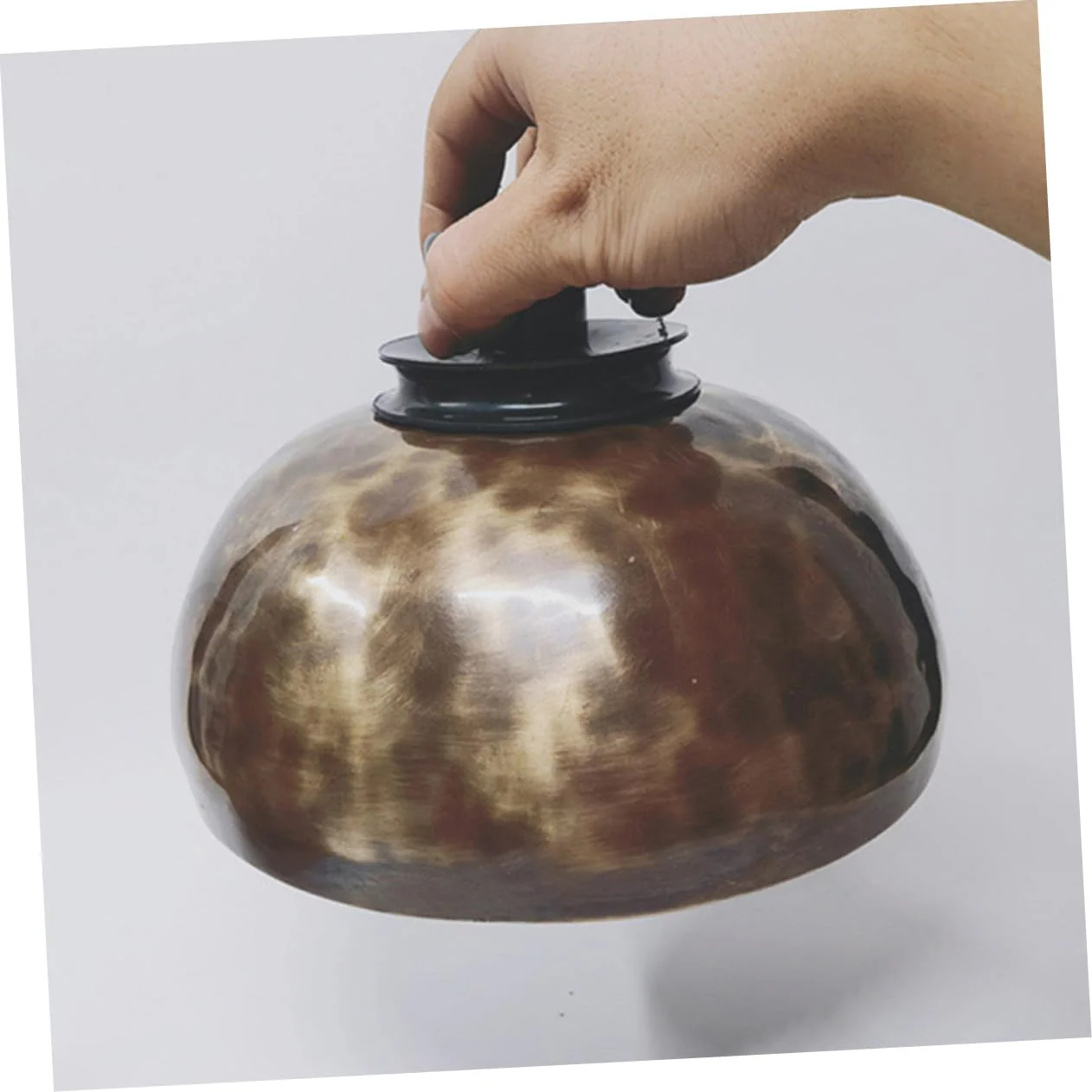 Mikinona 3Pcs Suction Cup Handle for Sound Bowl Meditation Singing Bowl Lifting Cups Suction Cups for Chakra and Sound Therapy 6.00X6.00X5.00CM Black - Image 4