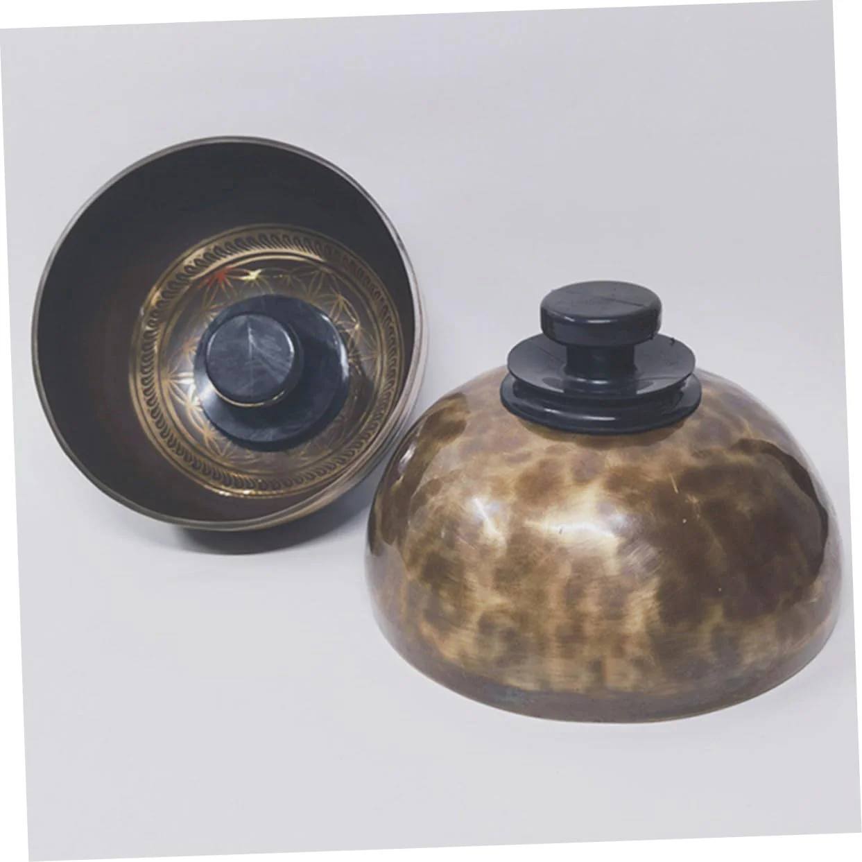 Mikinona 3Pcs Suction Cup Handle for Sound Bowl Meditation Singing Bowl Lifting Cups Suction Cups for Chakra and Sound Therapy 6.00X6.00X5.00CM Black - Image 9