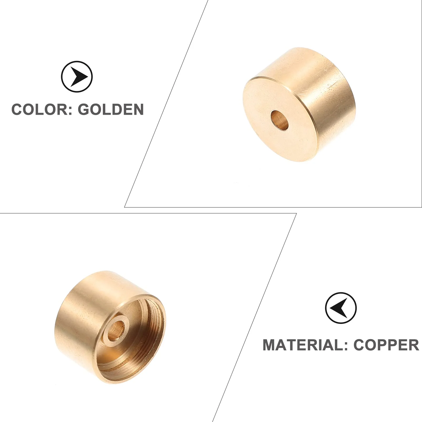 Milisten 1 Set Small upper and lower cover Trumpet Buckle Snap trumpets finger buttons valve screw cap repair tools Button copper washer musical instrument - Image 7
