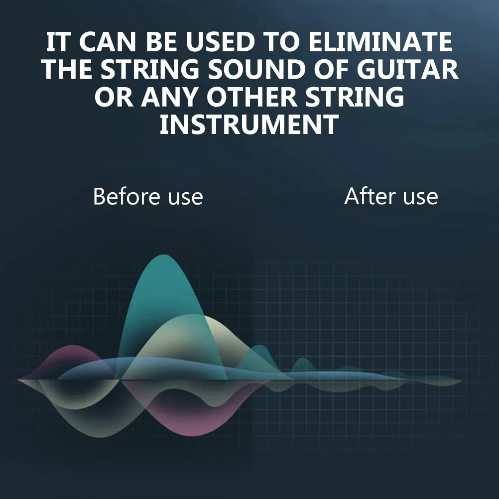 Milisten Guitar String Mute Guitar Practical Using Mute Sound Reduction - Image 5