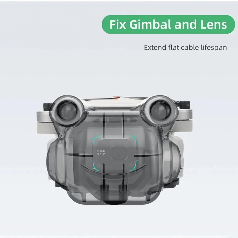 Mini 3 Pro Camera Lens Cap Len Cover Gimbal Vision Sensor Protective Cover for DJI Mini 3 Pro Drone Accessories (Light Grey) Light Grey - Image 2