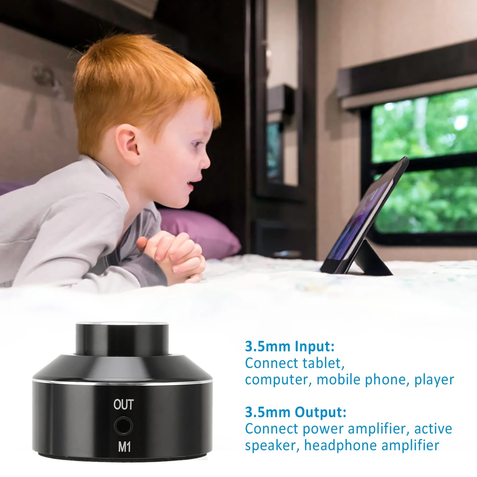 Mini Active Volume Control Knob Volume Controller, 3.5mm Volume Control Knob Speaker Audio Adjuster, for Watching Videos, Weddings, Celebrations, Conferences, etc. - Image 7
