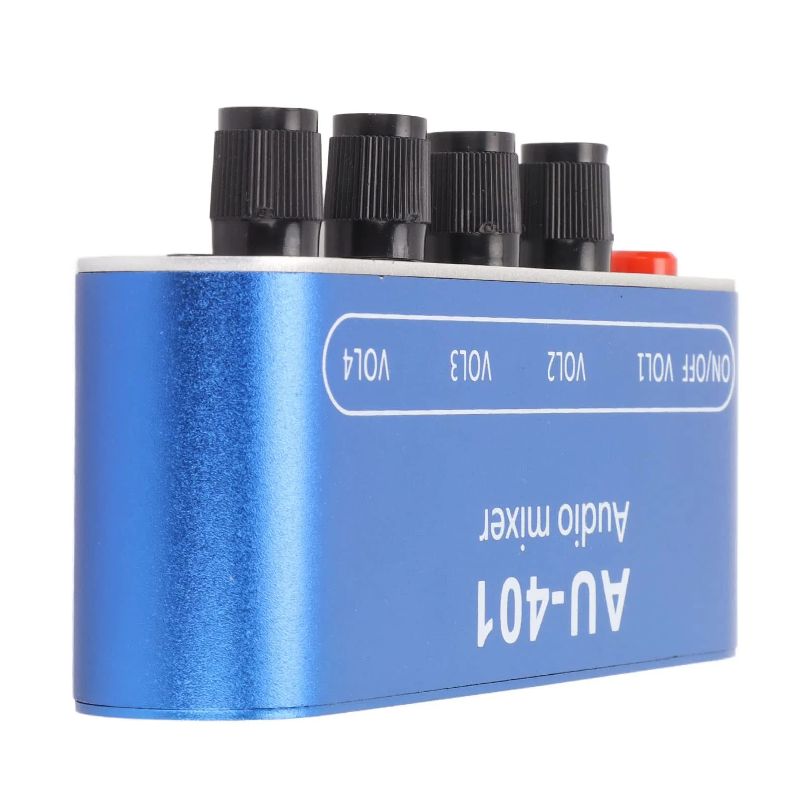 Mini Audio Mixer, 4 Channel Line Mixer with 3.5mm Stereo Jack, 4 Input 1 Stereo Output & Volume Adjustment, DC 5V-12V Stereo Mixer for PC, Phone, Laptop, Headphone, Small Clubs or Bars - Image 6
