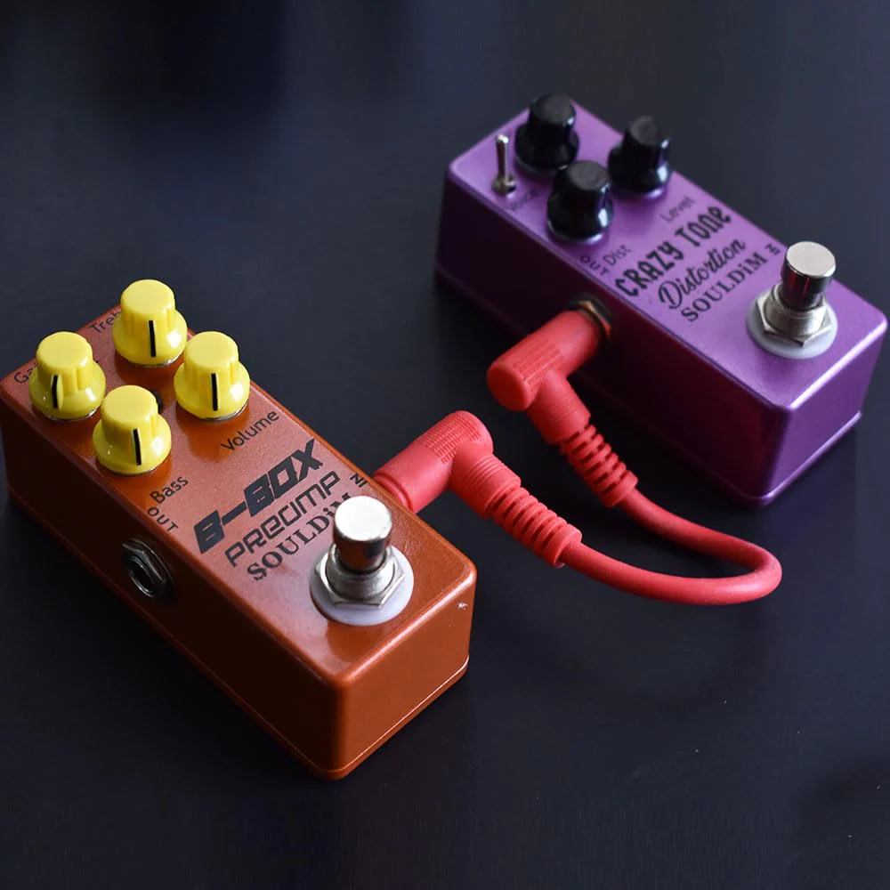 Mini B-Box Preamp Pedal Electric Guitar Effect with Overdrive Function Preamp Effect Single Pedal (B-Box Preamp) - Image 3
