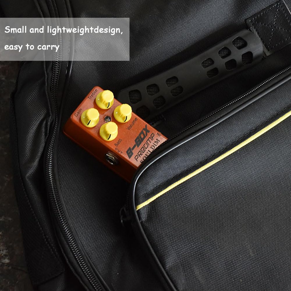 Mini B-Box Preamp Pedal Electric Guitar Effect with Overdrive Function Preamp Effect Single Pedal (B-Box Preamp) - Image 4