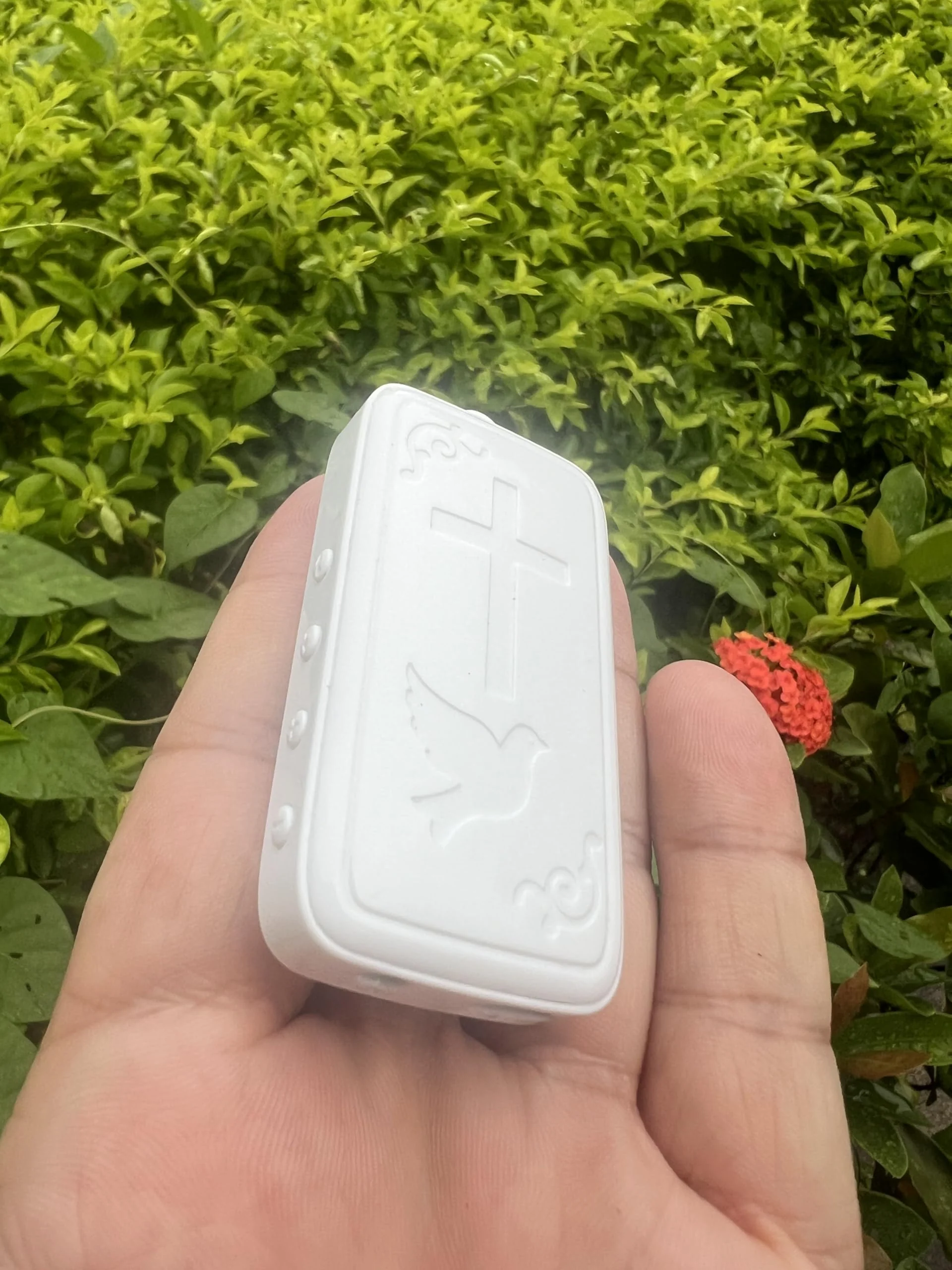 Mini Bible Player with Selected KJV Scriptures, Psalms, Prayers & Hymns, Key-Sized Rechargeable Christian Gift, Ivory White, Not a Full Bible - Image 9