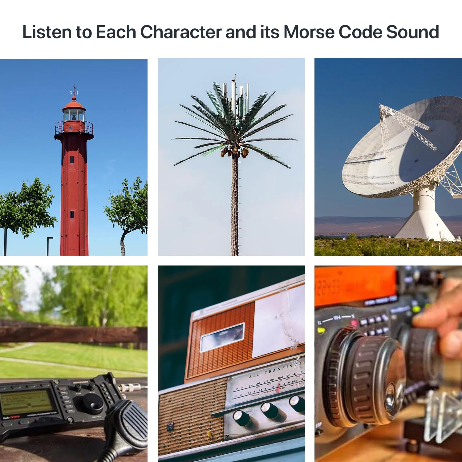 Mini CW Key Automatic Morse - Radio HAM Send Telegram Double Paddle Morse Code Key with Aluminum Body Three Neodymium Magnets Base Grey - Image 5
